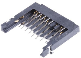 MultiMedia /SecureDigitalCard connector FPS009-3001, with simple ejection