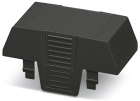 Upper part of housing, ABS/PC, (W x H x D) 35.1 x 75 x 36.95 mm, black, for enclosure, 1070717