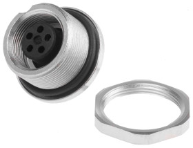 Złącze wielostykowe przemysłowe 5-pinowe M9, panelowe Gniazdo binder