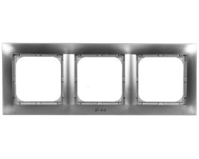 IMPRESJA Ramka potrójna do łączników IP44 tytan RH-3Y/23