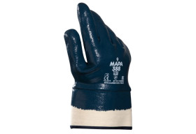 Rękawice robocze rozmiar: 9 materiał: Nitryl zastosowanie: Abrasion Resistant, Cut Resistant, General Purpose, Puncture