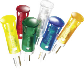 APEM QS61XXB24 Lampka sygnalizacyjna LED QS61XXB24, 24 V/DC, 6 mm