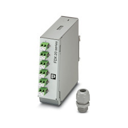 Phoenix Contact Rynna rozgałęziająca,seria: FDX 20, Jednomodowytyp: Obudowa złącza światłowodowego,l. portów: 2,SC