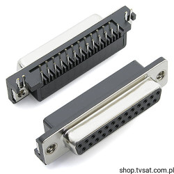 DRS-25S12 D-SUB Socket DB25 THT YAMAICHI
