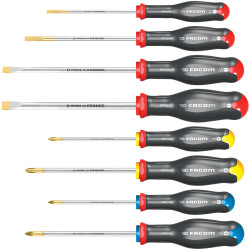 Facom AT.J8PB Protwist&#xAE; Screwdriver Set, 8 Piece SL/PH/PZ