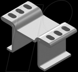 10035047 Copper heat sink for LF PAK, 15x8x8mm