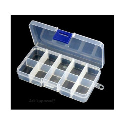 ORGANIZER POJEMNIK 10 PRZEGRÓDEK OR1 ZAMYKANY NA ELEMENTY