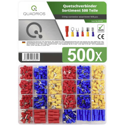 Quadrios 22C424 Crimp Connector Set 0.5-2.5 mm&#xB2; Red/Blue/Yellow 1 Set
