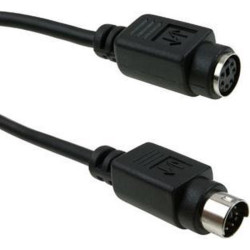 Kabel PS2 wt./gn. do myszy/klaw. MD6M-MD6F 1,8m