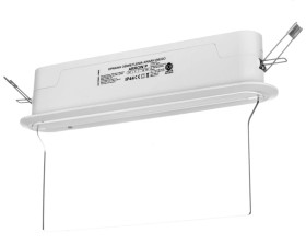 Oprawa awaryjna ARROW P LED 1W 1h dwuzadaniowa + PU31 PU41 biała ARP/1W/C/1/SA/X/WH