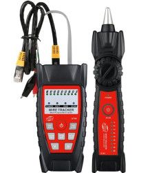 Tester lokalizator kabli sieciowych RJ45 RJ11 z diodami LED GT66 BENETECH