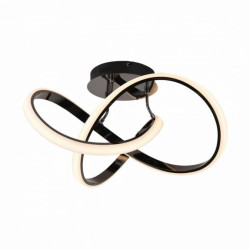 Lampa sufitowa INDIGO kolor czarny/chrom metal/aluminium, LED 5500 Lm 3000K IP20 MX9717-1-3BCD Zuma Line