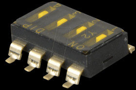 Dip switch, SMD, 4-pin
