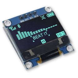 Niebieski wyświetlacz 0.96 OLED I2C 3-5V SSD1306