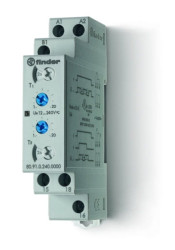 80.91.0.240 modułowy przekaźnik czasowy jednofunkcyjny; 12-230Vac/dc