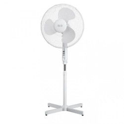 Wentylator stojący 3 tryby prędkości Automatyczna oscylacja 90 stopni Regulowana wysokość 105-123 cm TSA8022