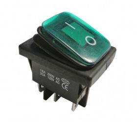 PRZL.KCD4-B 16A 12V ON-ON IP65 ZIELONY