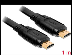 82669 Cable High speed HDMI with Ethernet flat 1.0m
