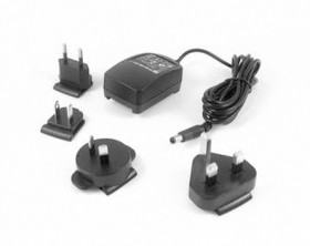 Adapter AC/DC Uwy 12V dc Iwy 1A Złącze 2,1 x 5,5 x 10 mm, biegun dodatni w środku 12W typ wtyczki: Wymienny