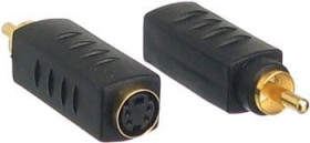 Adapter - przejściówka SVHS gniazdo / RCA wtyk