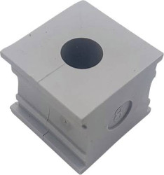 TRU COMPONENTS TC-10329232 Przepust kablowy ELT 8, (D x S) 21 mm x 21 mm, elastomer, 1 szt.