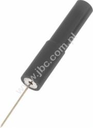 ADA 35-NEEDLE-SW Adapter - przejście, gniazdo izolowane 4mm / igła 0,6mm - 19mm, czarny, ELECTRO-PJP, ADA35NEEDLESW