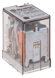 Przekaźnik mocy 24V ac 4PDT Finder 1.5W, montaż PCB 190Ω Otwór przezierny