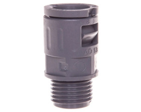 Dławnica do węża osłonowego M16 IP68 SILVYN KLICK-GM 16x1,5/1 szara 55501020