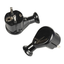 Wtyczka kątowa rozbieralna Uni-Schuko WT-50 czarna Montis MT021-C Produkt POLSKI 5841166 MT021-C