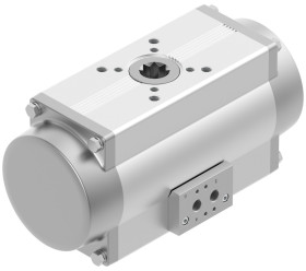 Siłownik pneumatyczny obrotowy kąt: 90° Pojedyncza maks. ciśnienie wlot: 8bar Festo G 1/4