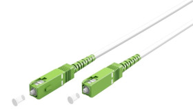 Kabel światłowodowy (FTTH), Singlemode (OS2) White, biały (Simplex), 2 m - Długość kabla 2 m