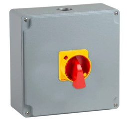 Łącznik ognioodporny Gave FPROTEC 3P+2a(1NO+1NC) 63A F400 z możliwością blokady w poz. 0, AB55261F4-G