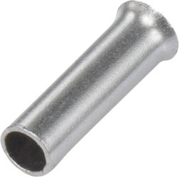 Końcówki kablowe tulejkowe 440206.47 (L = 6 MM), 0.75 mm2 x 6 mm, srebrne, 100 szt.