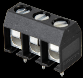 31101103 3-pin terminal strip, spacing 5.08