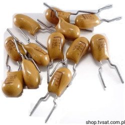 TAP106K025HSB 10uF 25V 10% R=5mm Tantalum THT AVX