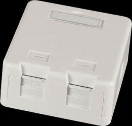 ET-25168 Keystone distribution box surface mounting 2 fold