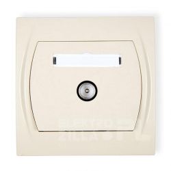 Gniazdo antenowe pojedyncze TV