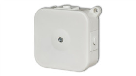 Puszka Instalacyjna Hermetyczna Bez Złączek 80X80mm Biały Phs-2