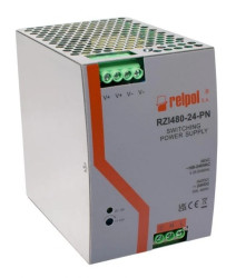 Zasilacz impulsowy przemysłowy 90-264 V AC 24 V DC 20 A moc 480W 2616915 RZI480-24-PN