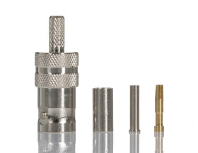 Złącze koncentryczne Montaż na kablu Żeński 50Ω typ złącza Złącze BNC 4GHz Połączenie zagniatane typ kabla RG174U