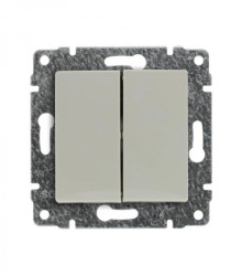 VENA Przycisk podwójny krem 510320