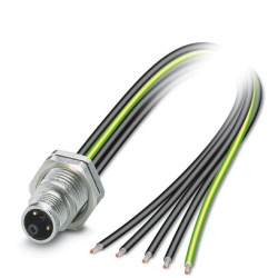 Złącze zasilające 16A Wtyczka 630 V 5 Position Phoenix Contact Metal Montaż tylny, IP67