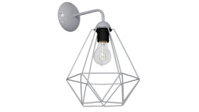 Kinkiet Basket Gray 1Xe27 Mlp7207 Milagro