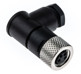 Złącze wielostykowe przemysłowe 4-pinowe M8 Montaż na kablu Gniazdo binder