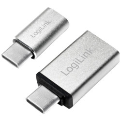 LogiLink AU0040 USB 3.2 Adapter USB-C to USB 2.0 Micro B and USB 3.0 port A