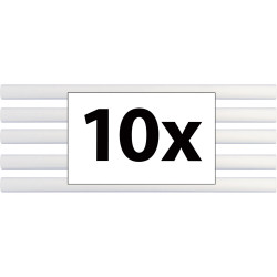 Toolcraft 1553627 TC-11200X10T Glue Sticks &#xD8;11x200mm Transparent 200g 10pcs