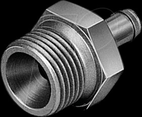 12255 Plugin screw fitting, M5 <> dia. 4.0 mm
