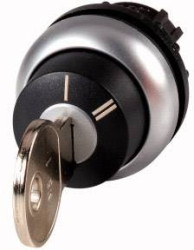 Eaton 228026 M22-WRS-X95 Przycisk kluczykowy pierścień przedni z tworzywa sztucznego klucz czarny 1 szt.