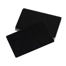 Wizytówki aluminiowe czarne (100 szt.) – karty do testów i grawerowania na laserze Fiber, CO2, UV