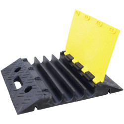 VISO CP402 Cable Bridge 4 Channels Black/Yellow 500mm 1 piece